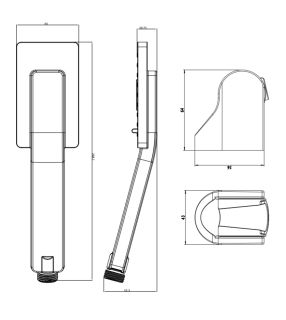 Душевая лейка Omnires Jimjim никель JIMJIM-PIN